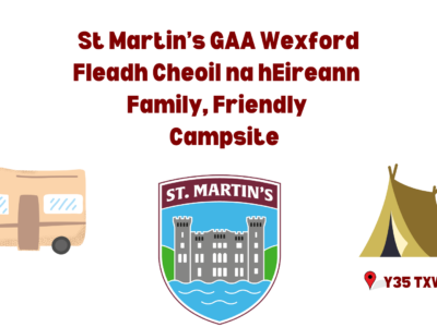 St Martin’s Fleadh Cheoil Campsite